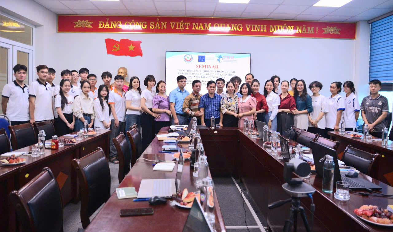 Trường Đại học Công nghiệp Quảng Ninh tổ chức Hội thảo nâng cao nhận thức về các cơ hội của Erasmus+